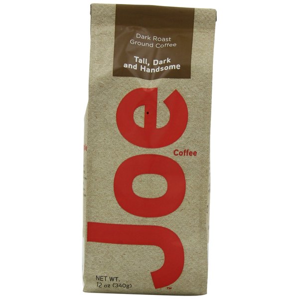 Joe Tall, Dark and Handsome Ground Coffee, 12 Ounce Bag