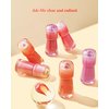 THESAEM Saemmy's Ade Shot Tint - Korean Lip Titnt, Water Gel Lip Stain with Plump Glowy Moisturizing Finish, Buildable Radiant Gloss, Long-Lasting Comfort, 0.1 fl.oz. (02 Peach Oolong)