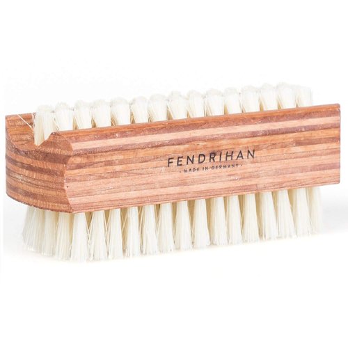 Fendrihan Dual Sided Wood Nail Brush with Pure Boar Bristles 3.7" (Made in Germany)