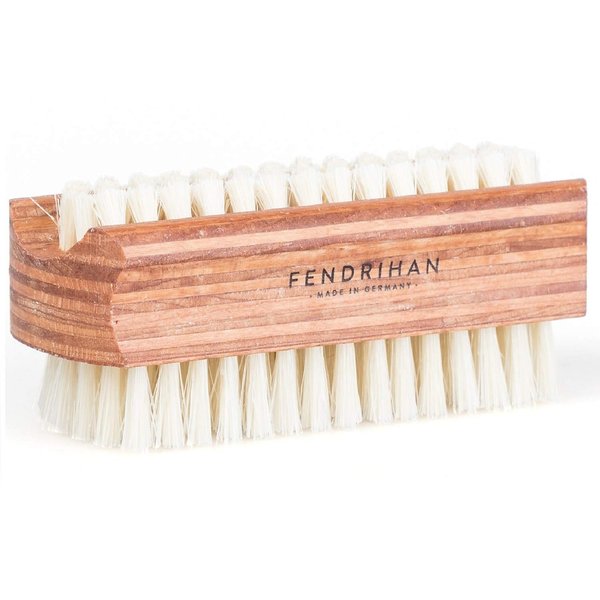 Fendrihan Dual Sided Wood Nail Brush with Pure Boar Bristles 3.7" (Made in Germany)