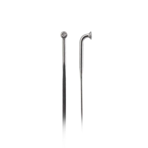DT Swiss Aerolite Bulk Bicycle Spoke - J-Bend - Silver (Silver - 296)