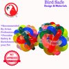Bonka Bird Toys 2013 Pk3 3" Diameter Wibbly Balls, Parrot Foot Talon Cage Toy, Amazon, African Grey, Macaw, and Similar