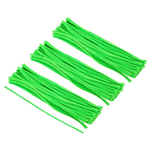 PATIKIL 30CM/12Inch Pipe Cleaners, 300 Pack Flexible Chenille Stems for DIY Art Creative Crafts Party Decorations Handicrafts Handwork, Tree Green