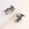 Halloween Bat Wing Hair Clips for Women Girls Devil Wings Hair Clip Silver Devil Wing Hair Barrettes Halloween Costumes Cosplay Hair Accessories for Women Bat Wing Clips