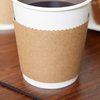 1InTheOffice Corrugated Coffee Cup Sleeves For 10oz 12oz 16 oz (50 Pack)
