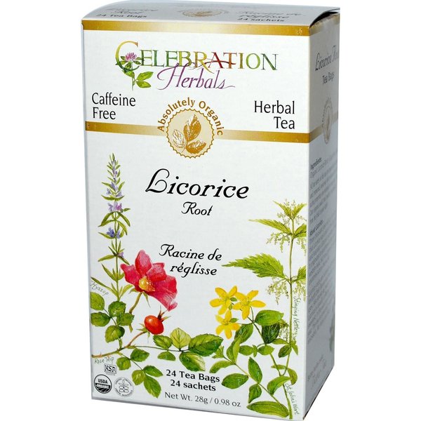 Celebration Herbals Organic Licorice Root Tea - 24 Tea Bags