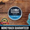 Elephant in the Room Styling Paste Men’s Grooming Lounge - Water Soluble Cream Paste for Men - Strong Styling Cream Paste for Medium to Thick Men’s Hair - 7 Out 10 Hold + Matte, Natural Finish wit