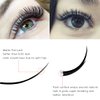 Matte Flat Eyelash Extension 0.15 C Curl 10mm Ellipse Flat Mink Black Super Soft for Professional Salon Use