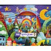Springbok's Summer Adventure Quilt 1000 Piece Puzzle for Adults Features Imagery of an Amazing and Colorful Quilt Featuring a Summer Scene and The Tools Used to Create It.