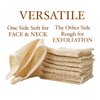 (3) 100% Natural Sisal washcloth. Exfoliating Organic loofah for a Smoother Skin. 100% Biodegradable. Anti-Cellulite + Stimulates Circulation & Energy - (3 Pcs)