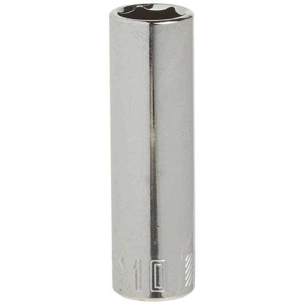 CRAFTSMAN Deep Socket, Metric, 1/4-Inch Drive, 10mm, 6-Point (CMMT44407)
