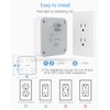 Multi Plug Outlet Extender with USB, TESSAN Surge Protector Splitter 3 USB Wall Charger, Multiple Expander for Travel, Home, College Dorm Room