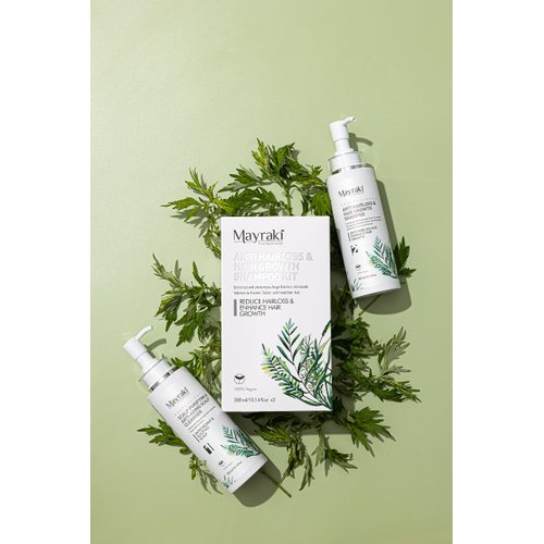 Mayraki Anti Hair Loss & Volumizing Shampoo Kit for Color-Treated Hair |Clarifying Growth Shampoo For Fuller, Thicker Hair | 300 ml | 10.14 fl.oz x2