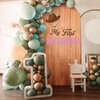 TaoBary My First Rodeo Decal Sign for Backdrop Cowboy Happy 1st Birthday Party Decorations One Birthday Sticker for Balloon Arch Decorations Party Sign Wall Decor(Girl)