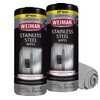 Weiman Stainless Steel Cleaner and Polish Wipes Bundle with Microfiber Cloth-Removes Fingerprints, Water Marks and Grease from Appliances - Works Great on Refrigerators, Ovens, and Grills