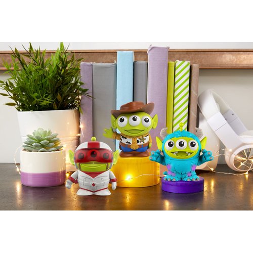 Mattel Toy Story 4 Alien Remix 3-Pack Duke Caboom, Sulley & Woody 3-in Mashup Character Figures in a Pizza Box Package, Toy Story 4 Movie Collector Toys, Gift Ages 6 Years & Up