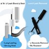 DIY Lash Extension Kit Lash Clusters 144Pcs 10-18mix Length Ultra Soft Lash Clusters Kit Lash Bond and Seal Lash Glue Lash Remover for DIY Eyelash Extensions(Marshmallow,D-10-18mix)
