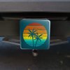 GRAPHICS & MORE Sunset with Palm Trees Graphic Tow Trailer Hitch Cover Plug Insert