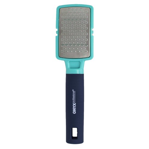 Onyx Professional Foot Rasp, Callus Remover for Feet - Stainless Steel Foot Scrubber Dead Skin Remover, No Mess Lightweight Callus Shaver for Feet with Debris Catcher