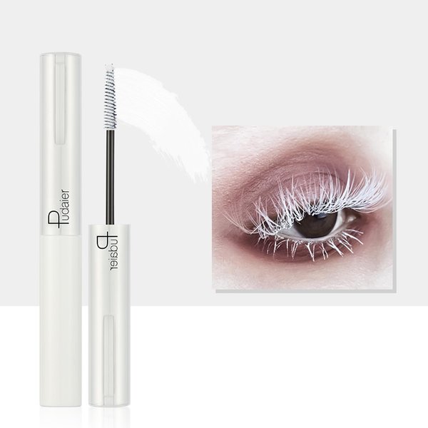 Kyannkara Washable Mascara Eye Makeup, Lengthening Mascara Volumizing Mascara Mascara Makeup White
