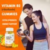 ZA'ZA K ORGANICS Vitamin B2 Gummies - Riboflavin Supplements 400 mg for Kids & Adults, Vegan Essential Vitamin, Energy Support & Nerve Health, 60 Gummies
