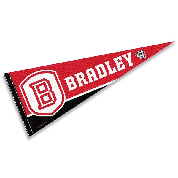 Bradley Braves Pennant Full Size Felt