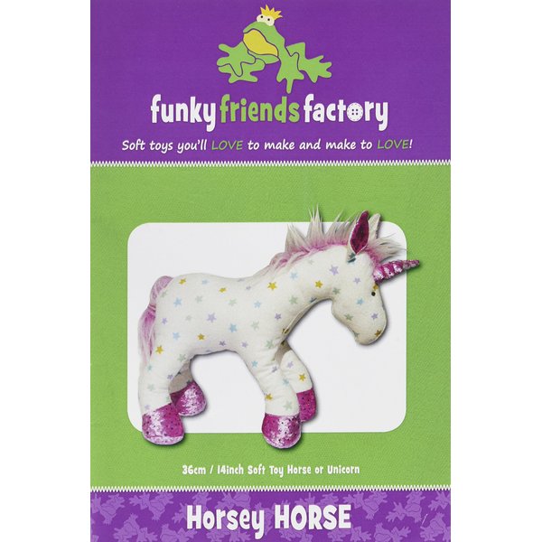Funky Friends Factory Horse and Unicorn Sewing Pattern