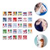 Balacoo 116pcs Flag Stickers Patriotic Temporary 4th of July Party Supplies Stickers for Kids Bulk Independence Day Stickers USA The Face Chinese Flag Child Transfer Stickers, S1203A41F5G