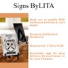 Signs ByLITA Your Duty Manager Is Dry Wipe | Versatile | eco-friendly signs with easy-to-clean surface | Perfect for menus, reservations, and more
