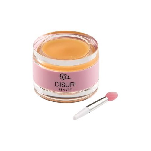 DISURI Beauty Lip Mask and Lip Scrub Set - Moisturizing Lip Scrub for Exfoliating and Smoothing Lips, Cruelty-free - Improves Texture, Hydrates, and Softens Chapped, Dark Lips Skin - (Orange)