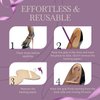 Ballotte Silicone Heel Protector, Heel Grips/Heel Pads for Shoes, Shoe Inserts for Women Heels/Shoe Inserts for Shoes That are Too Big High Heel Cushion Inserts Women (Natural (8 Pack))