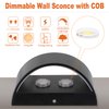 Lightess Modern LED Wall Sconce Indoor Up Down Wall Lamp Dimmable Wall Lights 12W Hallway Wall Lighting for Living Room Bedroom Stair, Warm White