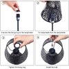 Timeflies Touch Control Mini Table Lamp, 3 Way Dimmable Bedside Lamp, Decorative Nightstand Lamp for Bedroom, Living Room, Black Metal Shade Forest Lighting(Bulb Included)