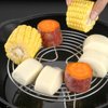 Multi-purpose Round Steamer Rack Stainless Steel Cooking Steam Rack for Easy Steaming and Cooling Compact Design for Home Kitchen Use