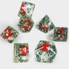 OriCraft Poisonous Mushrooms Dice DND Dice Set with Poisonous Mushrooms Inside Dungeons and Dragons Polyhedral Role Playing Gaming Dices D20 Dice 7 Set Halloween Dices