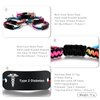 MAXZOOL TYPE 2 DIABETES Medical ID Bracelets for Women Men | Medical Alert Bracelets for Men | Stainless Steel Medical Bracelet with Adjustable Nylon Rope