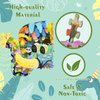 287 Piece Unique Shape Elephant Floor Puzzles for Kids Ages 6-8, Tropical Rainforest Animal Illustration Puzzles for Kids Ages 8-10 with Puzzle Sticker Sheets, Puzzles for Kids Ages 6-8