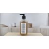 TSA Handmade Basil Exfoliating Liquid Hand Soap Dispenser, Hand Wash Scrub, Dry Skin, Sensitive, All Natural, Kitchen, Bathroom, 8.5 oz
