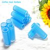 ZMD 18Pcs Self Grip Small Hair Curlers Rollers, Plastic Hair Curlers Heatless Salon Hair Dressing Curlers DIY Curly Hair Accessories for Women Girls Short Medium Thick Hair (0.8 x 2.4 Inch)
