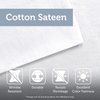 N Natori Cherry Blossom Single Quilted Euro Sham - Super Soft Machine Washable European Square Decorative Pillow Cover, Hidden Zipper Closure (Cushion NOT Included), 26"x26", Embroidery Grey