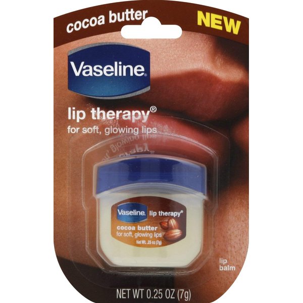 Vaseline Lip Therapy Cocoa Butter.25 oz (Pack of 2)
