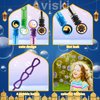 40Pcs Eid/Ramadan Mubarak Bubble Wands, Mini Bubble Wands for Eid Party Favors, Islamic Gift Toys for Girls Boys Kids Toddler Adults, Party Bag Stuffers Goodie Bag Filler, Classroom Prizes