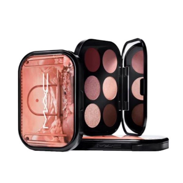 M.A.C. MAC Special Edition Connect In Color Eye Shadow Palette x 6 - EMBEDDED IN BURGUNDY - .22 oz / 6.25 g