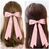 Ribbon Bow Hair Clips, 2Pcs Handmade Bows Barrettes Hair Bows Alligator Clips Ribbon Hair Accessories for Girls Toddlers Teen