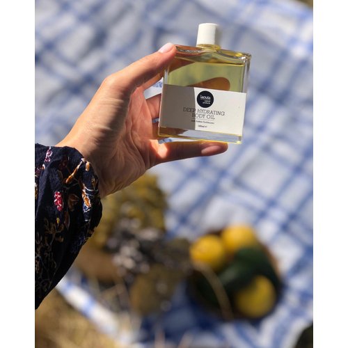 LAOUTA Daily Hydration Body Oil – Greek Sage for Radiant Skin – Formulated w/Nourishing Natural Oils: Olive, Almond & Apricot – Hydrating Body Oil/Luxury Body Oil (3.38 Fl oz)