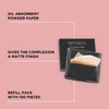ARTDECO Oil Control Paper - Oil-Absorbing Blotting Paper - Gives Your Complexion a Matte Finish - Refill Pack with 100 Sheets - For Makeup - For Oily Skin - Easy Take Out Design - Face Wash - 100pcs