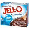Jell-O Chocolate Pudding, Cook & Serve, Sugar Free, 1.3 oz Box, 4 Packs