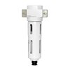 Beduan 1/2" Air in-line Compressed Particulate Filter,Moisture Water Trap Filter With Visible Bowl,Manual Drain(MIDI)