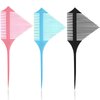 3-Pack Hair Styling Comb Set, Professional Anti-Static Hairdressing Tips Comb, Split Teeth Design for Combing and Dyeing, Rat Tail Comb
