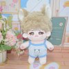 niannyyhouse 10cm 20cm Plush Doll Clothes Vest Jumpsuit Climbing Suit Soft Stuffed Plush Toy Dress Up (a3, 10cm)